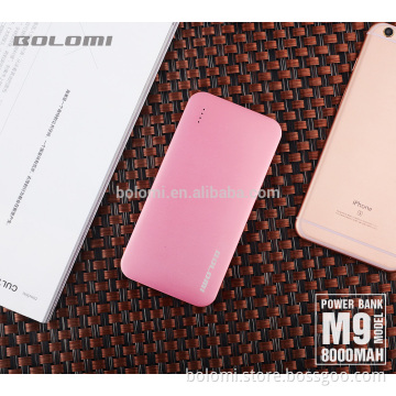 2017 new hot selling 8000mah powerbank for xiaomi and vivo